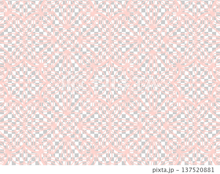 粉紅色蕾絲圖案背景插畫素材 137520881