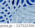 イラスト素材：紺の背景に白色の放物線模様 137522300