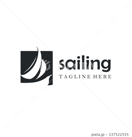 Traditional Fisherman Boat Logo for Coastal Marine Business Brand 137522555