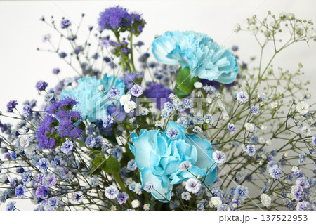 Bouquet of blue and purple flowers Bouquet of blue and purple flowers 137522953