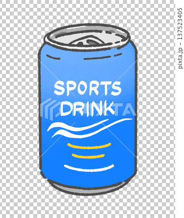 Illustration of a can of sports drink Illustration of a can of sports drink 137523405