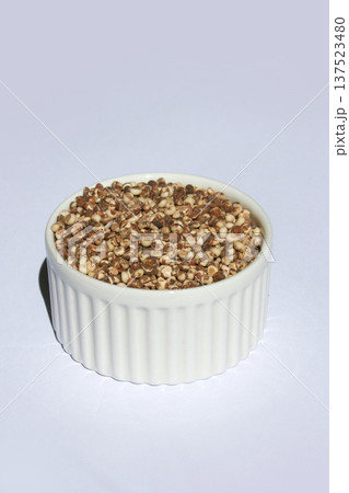 Sorghum placed on a white background 137523480