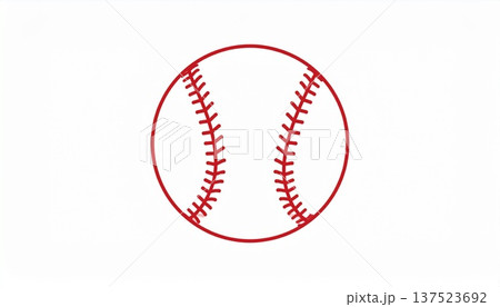 野球ボール 137523692