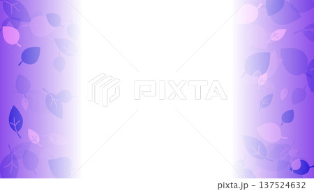 紫色の葉っぱの背景 137524632