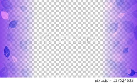 紫色の葉っぱの背景 137524632