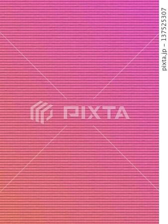 微細な格子模様(グリッド)の抽象テクスチャ・ピンクとオレンジのグラデーション タイル状背景 微細な格子模様(グリッド)の抽象テクスチャ・ピンクとオレンジのグラデーション タイル状背景 137525307