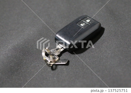 キーレスリモコンに格納されている鍵 137525751