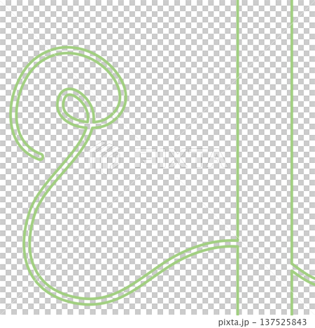 邊框採用柔和的曲線和黃綠色的植物圖案，營造出自然優雅的視覺效果。 137525843