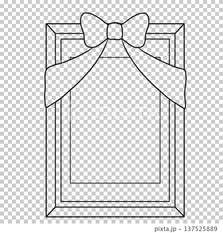 遺影線画 遺影線画 137525889