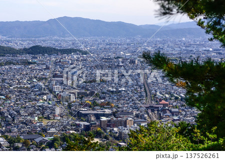 嵯峨野嵐山 小倉山山頂からの眺望 嵯峨野嵐山 小倉山山頂からの眺望 137526261