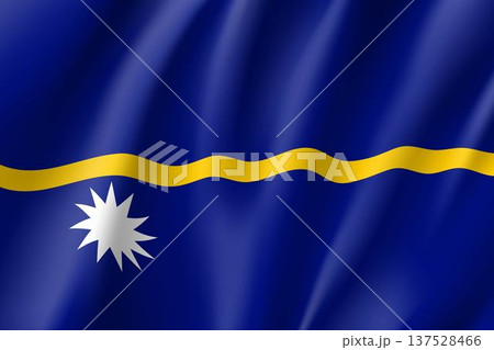 Waving flag of Nauru Waving flag of Nauru 137528466