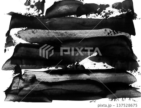 荒いペイントテクスチャ・黒のイラスト素材 [137528675] - PIXTA
