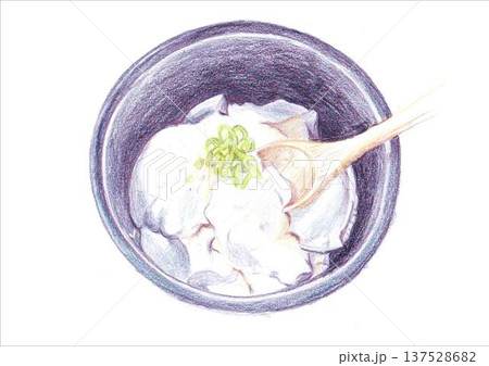 豆腐　イラスト 137528682