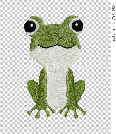 【青蛙】手工刺繡插畫材料 【青蛙】手工刺繡插畫材料 137529092