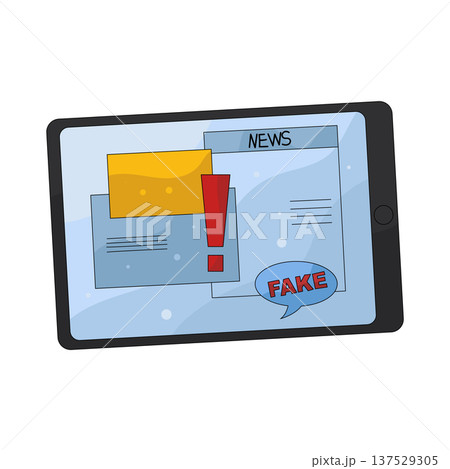 Illustration of Fake news 137529305