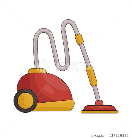 Illustration of vacuum cleaner Illustration of vacuum cleaner 137529335