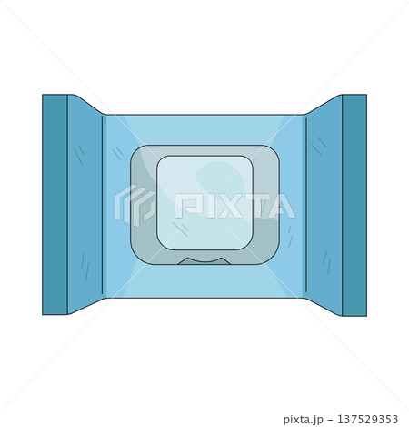 Illustration of Wet wipes Illustration of Wet wipes 137529353
