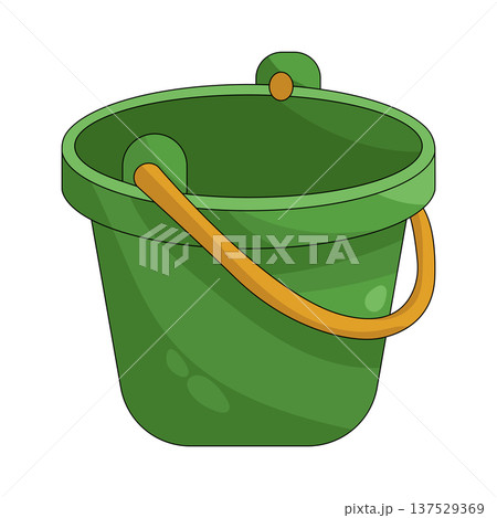 Illustration of water bucket Illustration of water bucket 137529369