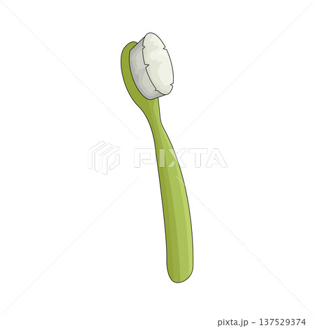 Illustration of toothbrush Illustration of toothbrush 137529374