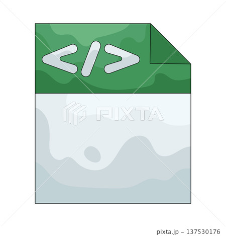 Illustration of code fileのイラスト素材 [137530176] - PIXTA