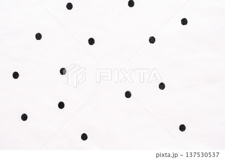 Polka dot fabric background, clean minimal textile texture with copy space Polka dot fabric background, clean minimal textile texture with copy space 137530537