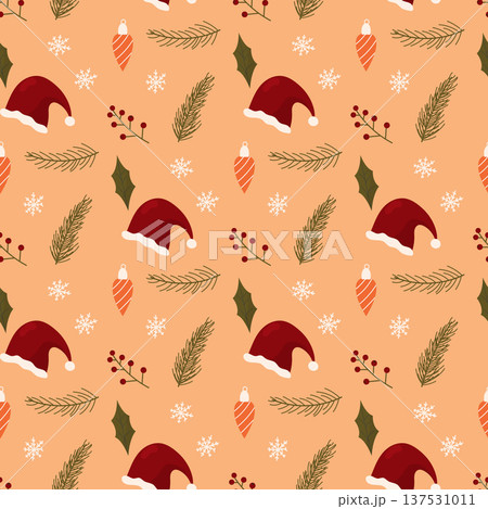 christmas seamless pattern 137531011