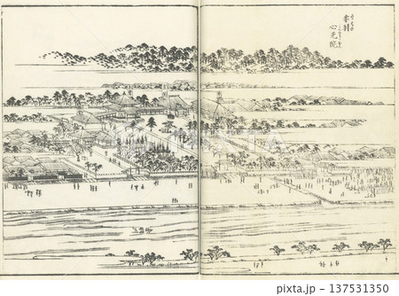 江戸名所図会：赤羽 心光院 137531350