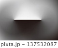 抽象的な図形のアブストラクト素材、モノクロのグラデーションアブストラクト、イラスト素材 137532087