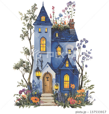 the house with a tree 137533917