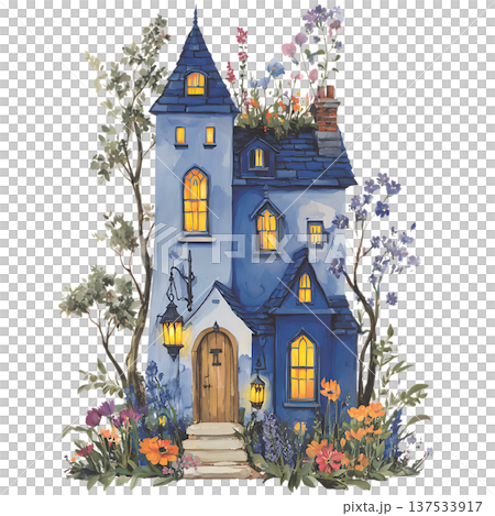 the house with a tree 137533917