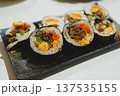 家庭的なプルコギキンパ 137535155