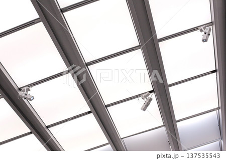 Contemporary lighting inside a building 137535543