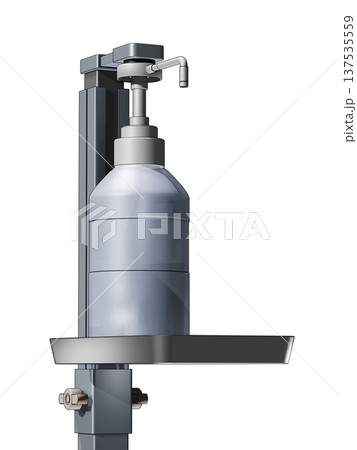 消毒イメージ(アルコール噴霧器 Alcohol dispenser) 消毒イメージ(アルコール噴霧器 Alcohol dispenser) 137535559