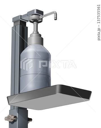 消毒イメージ(アルコール噴霧器 Alcohol dispenser) 消毒イメージ(アルコール噴霧器 Alcohol dispenser) 137535561