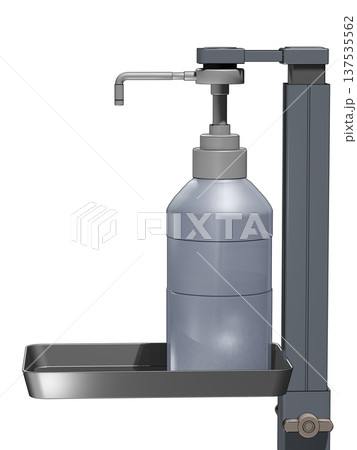 消毒イメージ（アルコール噴霧器　Alcohol dispenser） 137535562