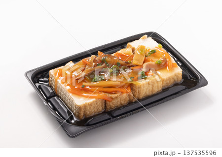 厚揚げ タケノコあんかけ 厚揚げ タケノコあんかけ 137535596