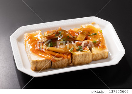 厚揚げ　タケノコあんかけ 137535605