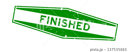 Grunge green finished word hexagon rubber seal stamp on white background Grunge green finished word hexagon rubber seal stamp on white background 137535883