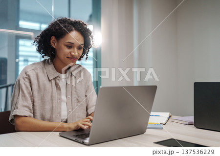 Reviewing Qualifications With Focus. Carefully Examining Applications To Compile Interview Shortlist 137536229