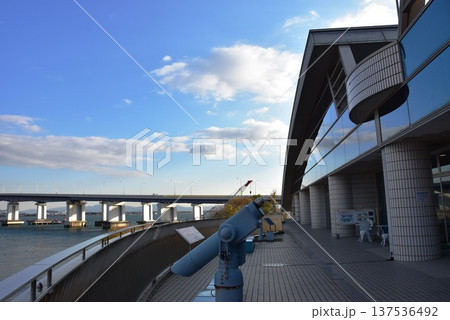 大津市 道の駅びわ湖大橋米プラザの展望バルコニーと眺望 大津市 道の駅びわ湖大橋米プラザの展望バルコニーと眺望 137536492