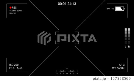Camera HUD interface design layout Camera HUD interface design layout 137538569