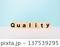 Qualityブロック文字 137539295