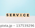 SERVICEブロック文字 137539296