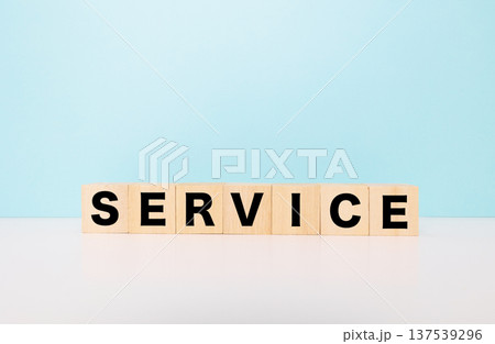 SERVICEブロック文字 137539296