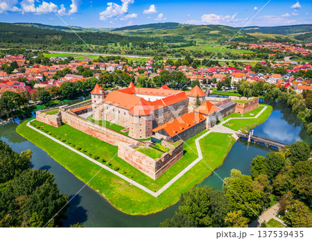 Fagaras Romania. Historical Fagaras Fortress in Transylvania Fagaras Romania. Historical Fagaras Fortress in Transylvania 137539435