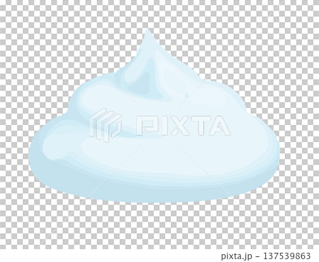 Water gel bubbles and splash shapes. Transparent liquid bubble icons. 137539863