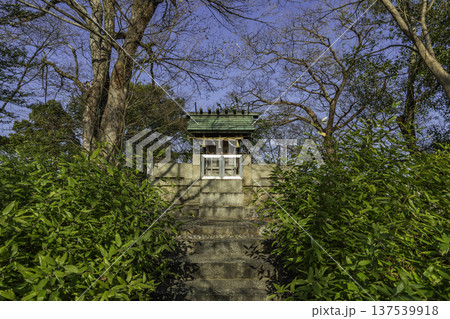 清須　清洲古城跡公園　織田信長公を祀るお社　愛知県清須市 137539918