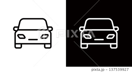 正面から見た車のアイコン,自動車のロゴマーク 正面から見た車のアイコン,自動車のロゴマーク 137539927