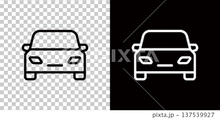 正面から見た車のアイコン,自動車のロゴマーク 正面から見た車のアイコン,自動車のロゴマーク 137539927