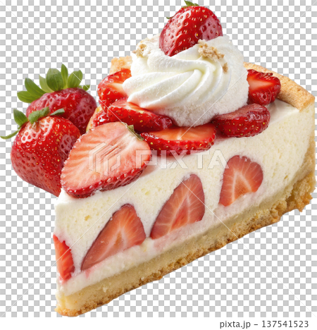 Slice of Strawberry Shortcake Slice of Strawberry Shortcake 137541523